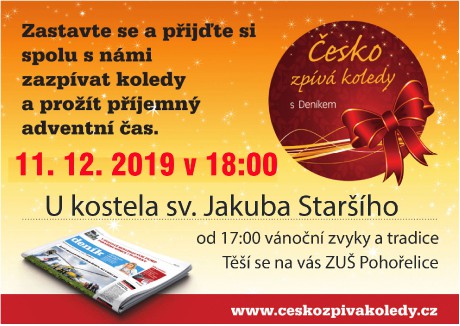 Česko zpívá koledy 2019