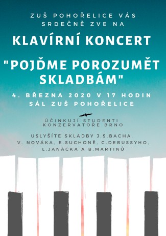 Klavírní koncert - plakát