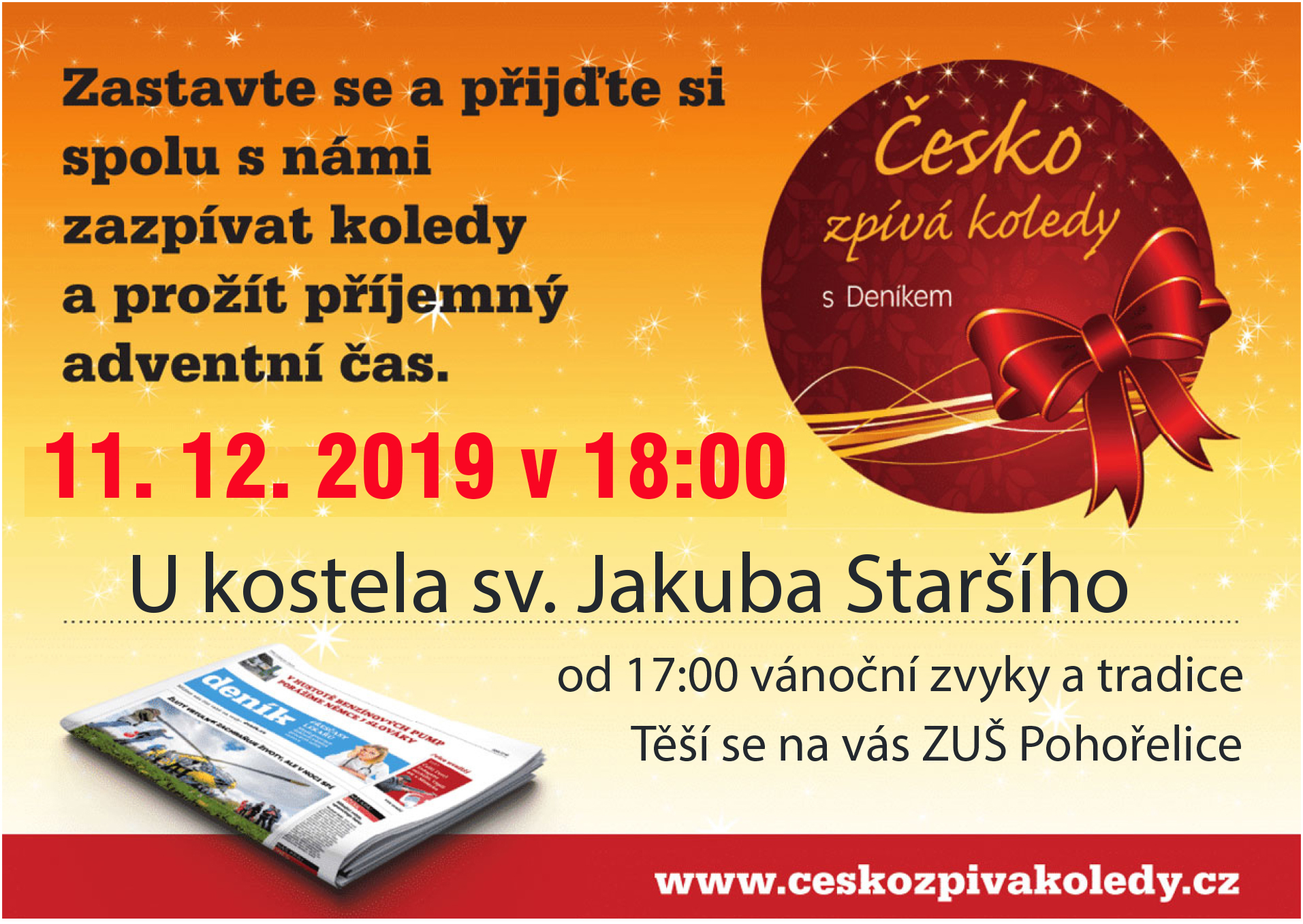 Česko zpívá koledy 2019